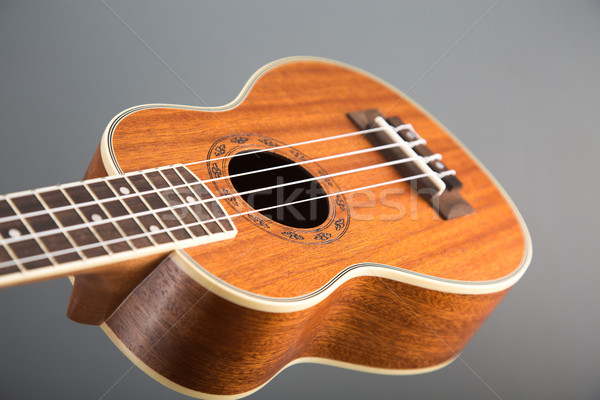 Close-up shot of classic ukulele guitar  Stock photo © Elisanth