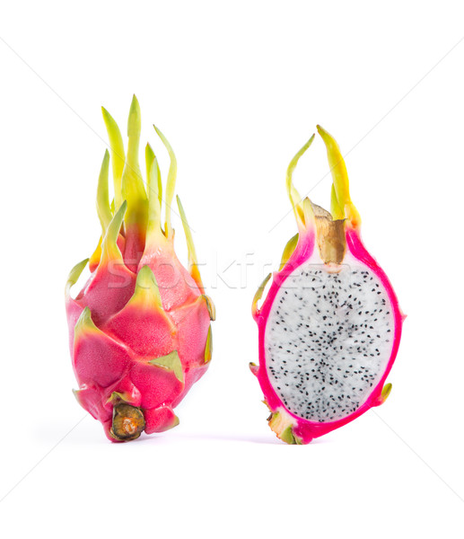 Two dragon fruits, whole and a half  Stock photo © Elisanth