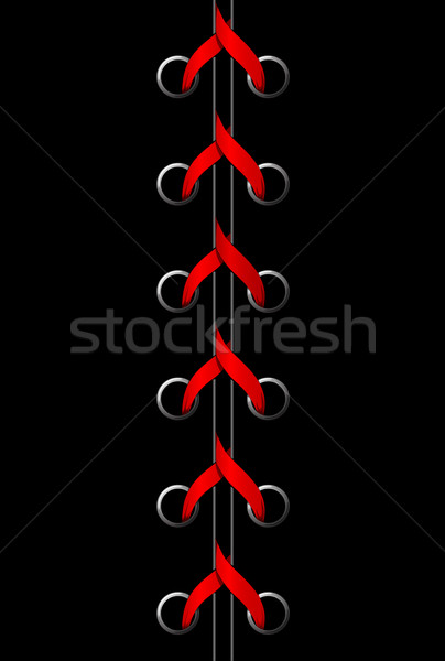 Rood kant zwarte textuur achtergrond kleur Stockfoto © Elisanth