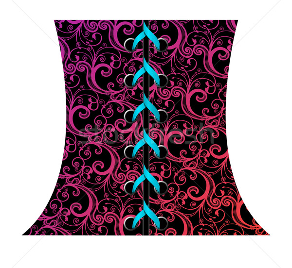 Vector illustration of abstract corset Stock photo © Elisanth
