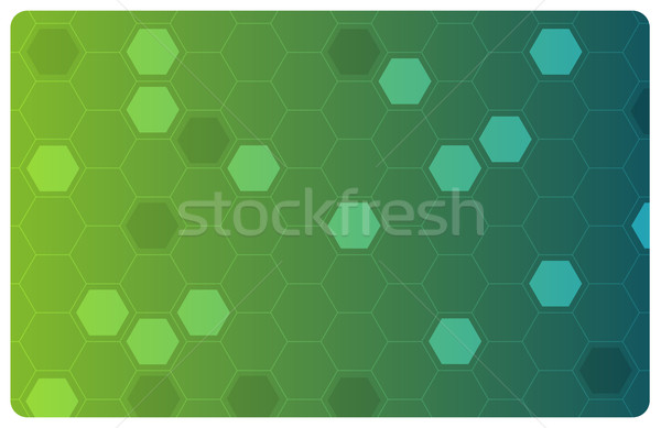 Vector illustration of an abstract hi-tech background Stock photo © Elisanth