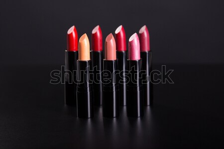 Set of lipsticks in red and natural colors  Stock photo © Elisanth