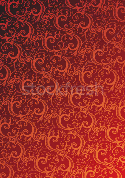Vector floral wallpaper Stock photo © Elisanth