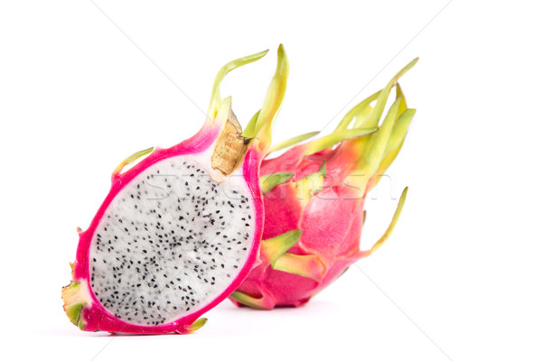 Whole and a half part of dragon fruit  Stock photo © Elisanth