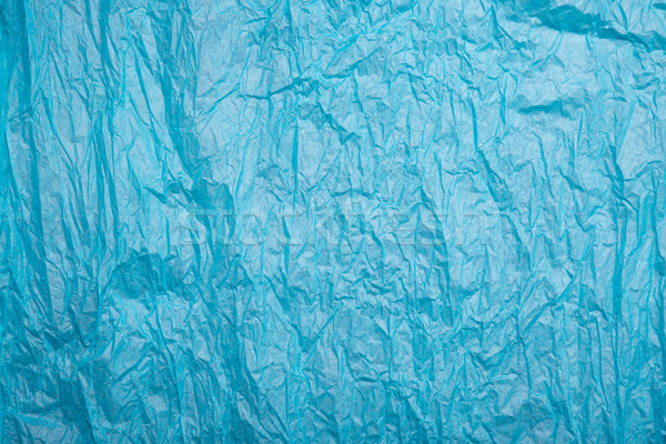 Wrinkled blue paper texture  Stock photo © Elisanth