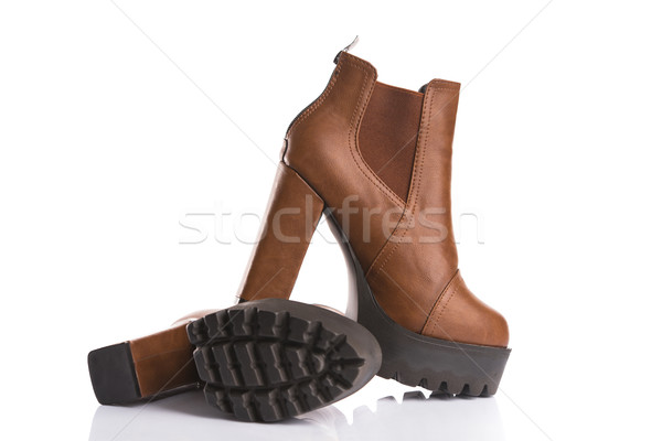 Stylish brown boots  Stock photo © Elisanth