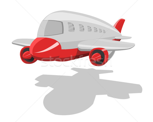 Vector cartoon airplane  Stock photo © Elisanth