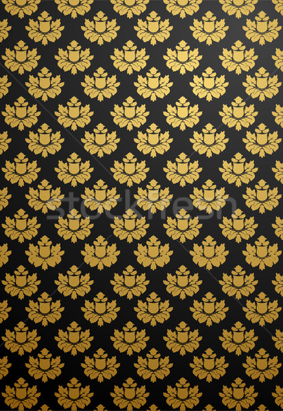 Vertikalen schwarz Gold Glamour Muster Textur Stock foto © Elisanth