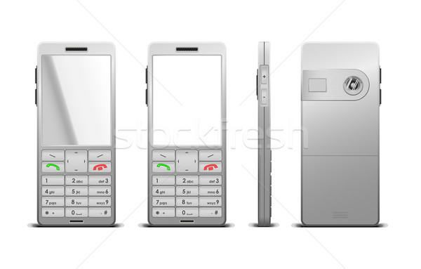 [[stock_photo]]: Téléphone · espace · entreprise · numérique · blanche