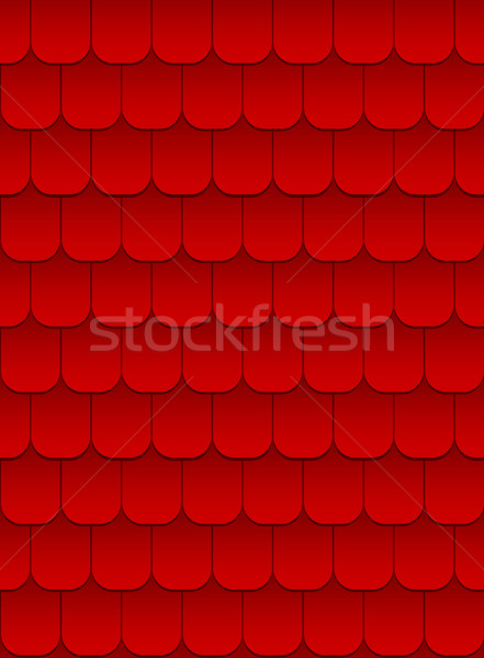 Foto stock: Vector · sin · costura · textura · azulejo · rojo · fondo