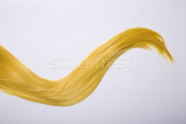 Lungo capelli biondi grigio texture Foto d'archivio © Elisanth