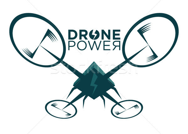 Vector illustration of stylized drone  Stock photo © Elisanth