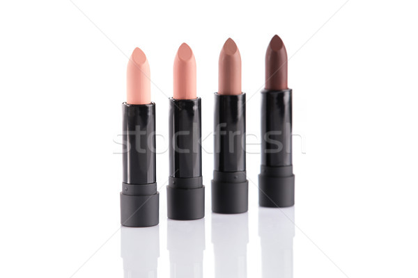 Set of four lipsticks in natural colors  Stock photo © Elisanth
