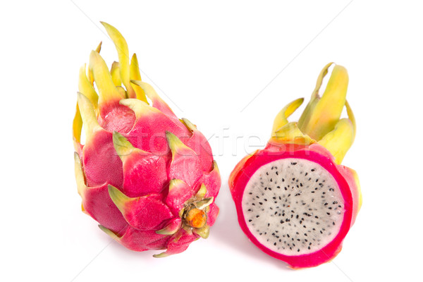Whole and cut dragon fruits  Stock photo © Elisanth