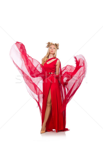 Woman in fashion clothing isolated on white Stock photo © Elnur