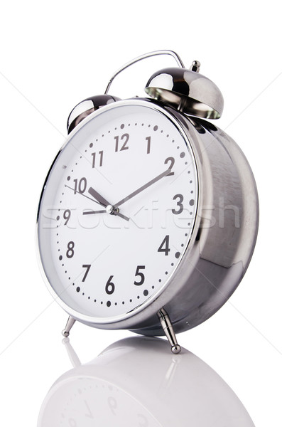 Alarm clock isolated on the white Stock photo © Elnur