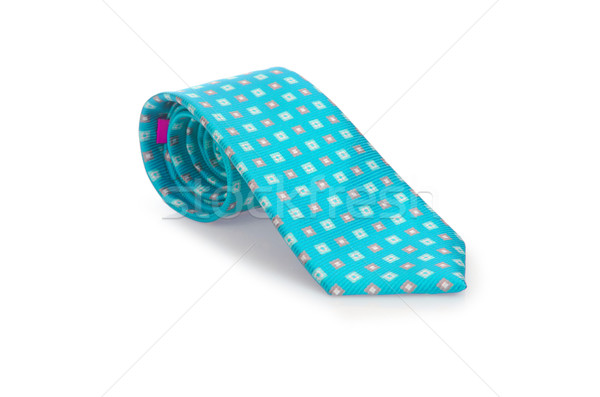 Zarif ipek erkek kravat kravat beyaz Stok fotoğraf © Elnur