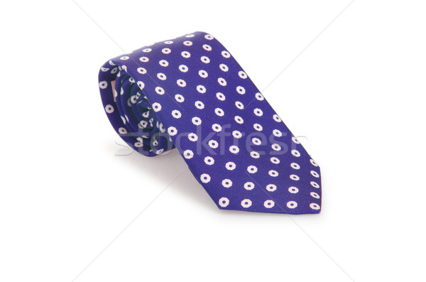 Elegant silk male tie ( necktie ) on white Stock photo © Elnur