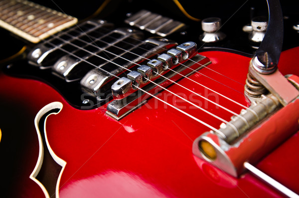 Close up of music guitar Stock photo © Elnur