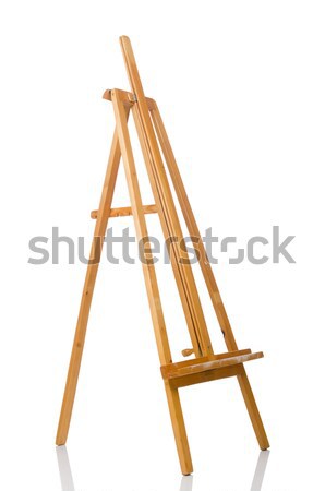 Easel isolated on the white background Stock photo © Elnur