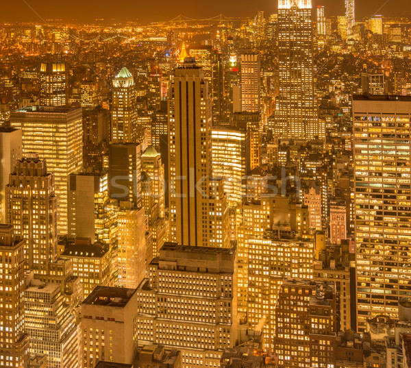 Zdjęcia stock: Widoku · nowego · Manhattan · wygaśnięcia · działalności · niebo