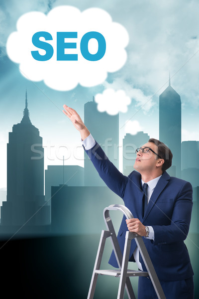 Zakenman seo business man web Stockfoto © Elnur
