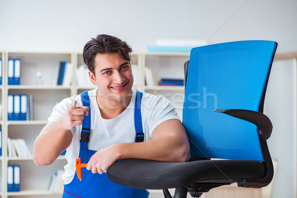 Furniture repair and assembly concept Stock photo © Elnur