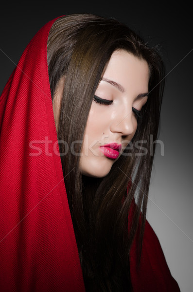 Portrait of the young woman with headscarf Stock photo © Elnur