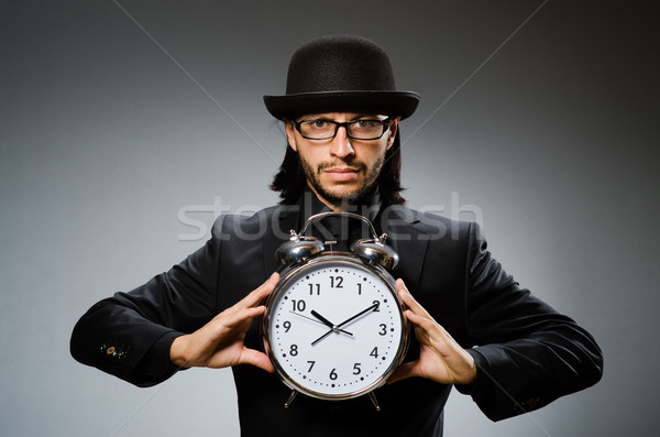 Homem relógio vintage seis empresário Foto stock © Elnur