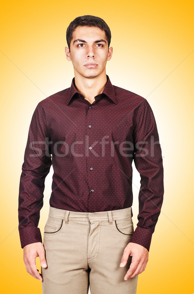 Foto stock: Modelo · masculino · camisas · isolado · branco · modelo · compras