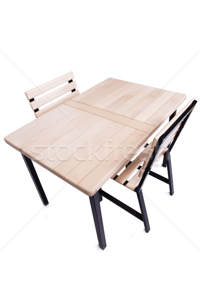 Table furniture isolated on the white Stock photo © Elnur