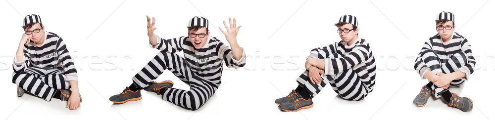 Stock fotó: Vicces · börtön · bennlakó · férfi · törvény · szabadság