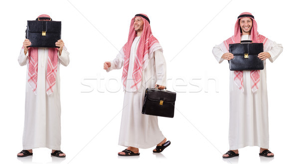 Arab man isolated on white background Stock photo © Elnur