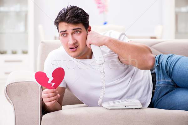 Jeune homme triste saint Valentin femme famille [[stock_photo]] © Elnur