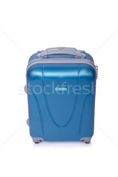 Bőrönd izolált fehér üzlet utazás táska Stock fotó © Elnur