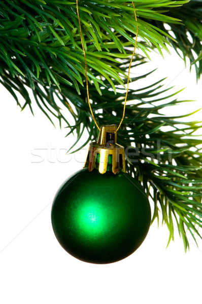 Stock photo: Christmas decoration isolated on the white