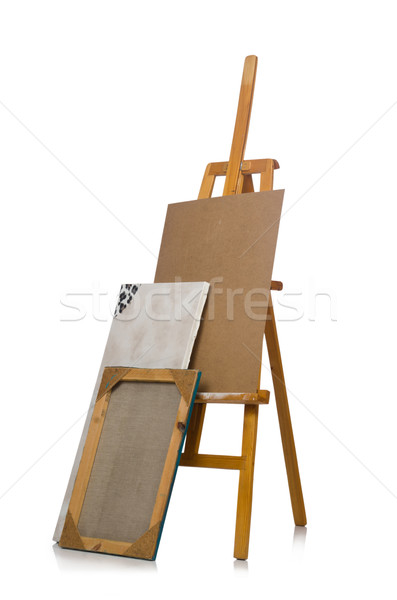 Easel isolated on the white background Stock photo © Elnur