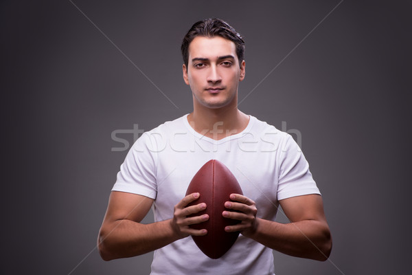 Hombre americano fútbol deportes deporte fondo Foto stock © Elnur