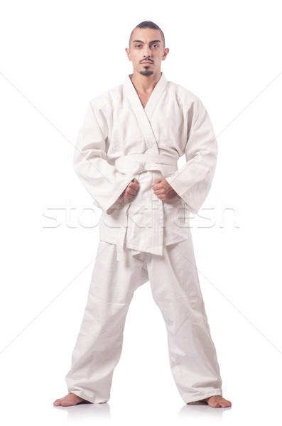 Karate sztuki walki myśliwiec sportu ciało fitness Zdjęcia stock © Elnur