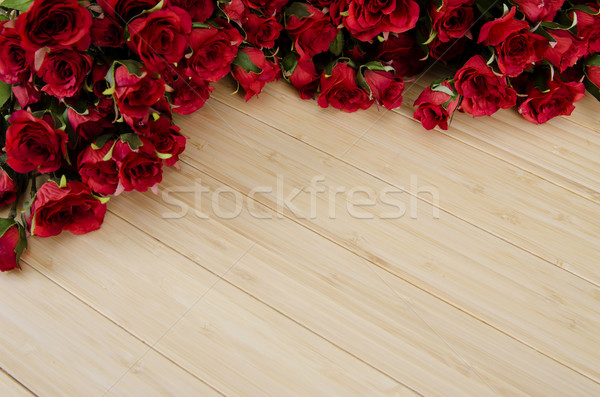 Rose flowers arranged with copyspace for your text Stock photo © Elnur