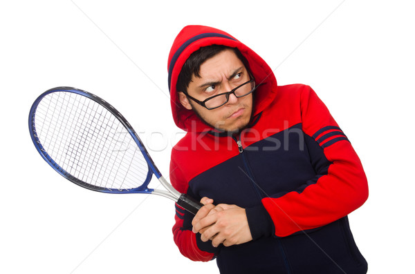 Young man wearing sport costume isolated on white Stock photo © Elnur