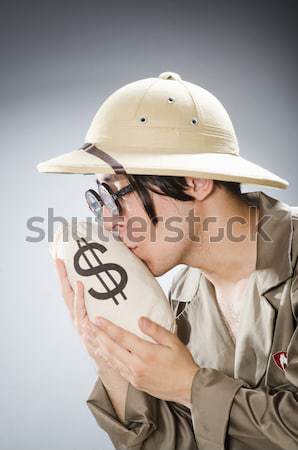 Funny hunter in hunting concept Stock photo © Elnur