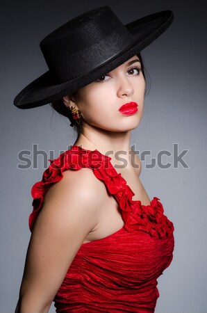 Woman pirate with sharp knife Stock photo © Elnur