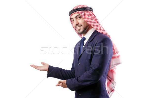 Arab businessman isolated on white Stock photo © Elnur