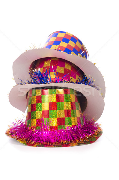 Party hats isolated on the white Stock photo © Elnur