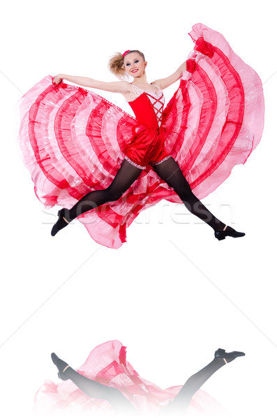 女孩 紅色禮服 跳舞 跳舞 紅色 芭蕾舞 商業照片 © Elnur