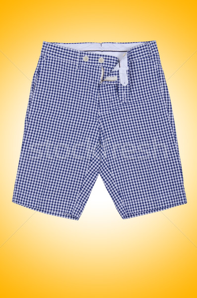 Homme short isolé blanche sport fond [[stock_photo]] © Elnur