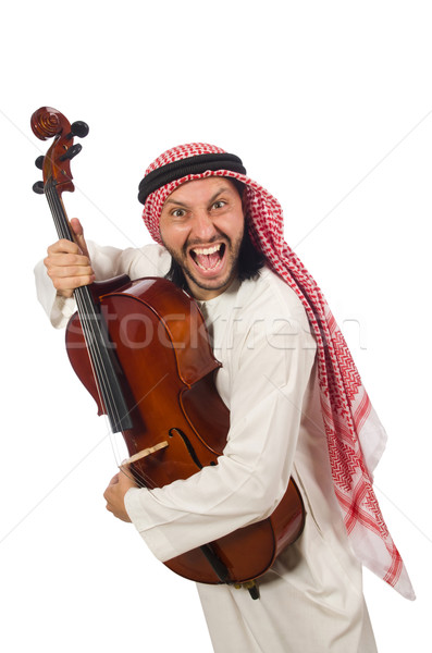 Arab man playing musical instrument Stock photo © Elnur