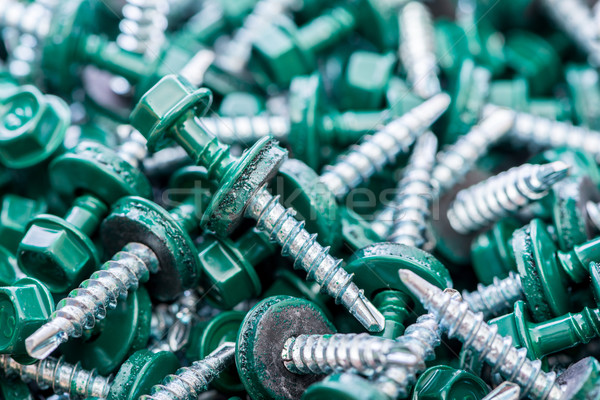 Many screws arranged as background Stock photo © Elnur