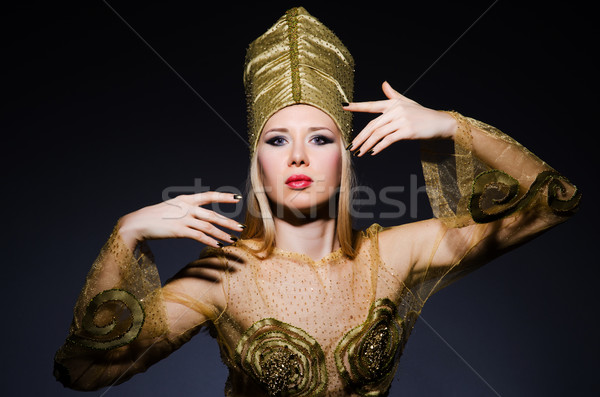 Stockfoto: Jonge · model · egyptische · schoonheid · vrouw · gezicht
